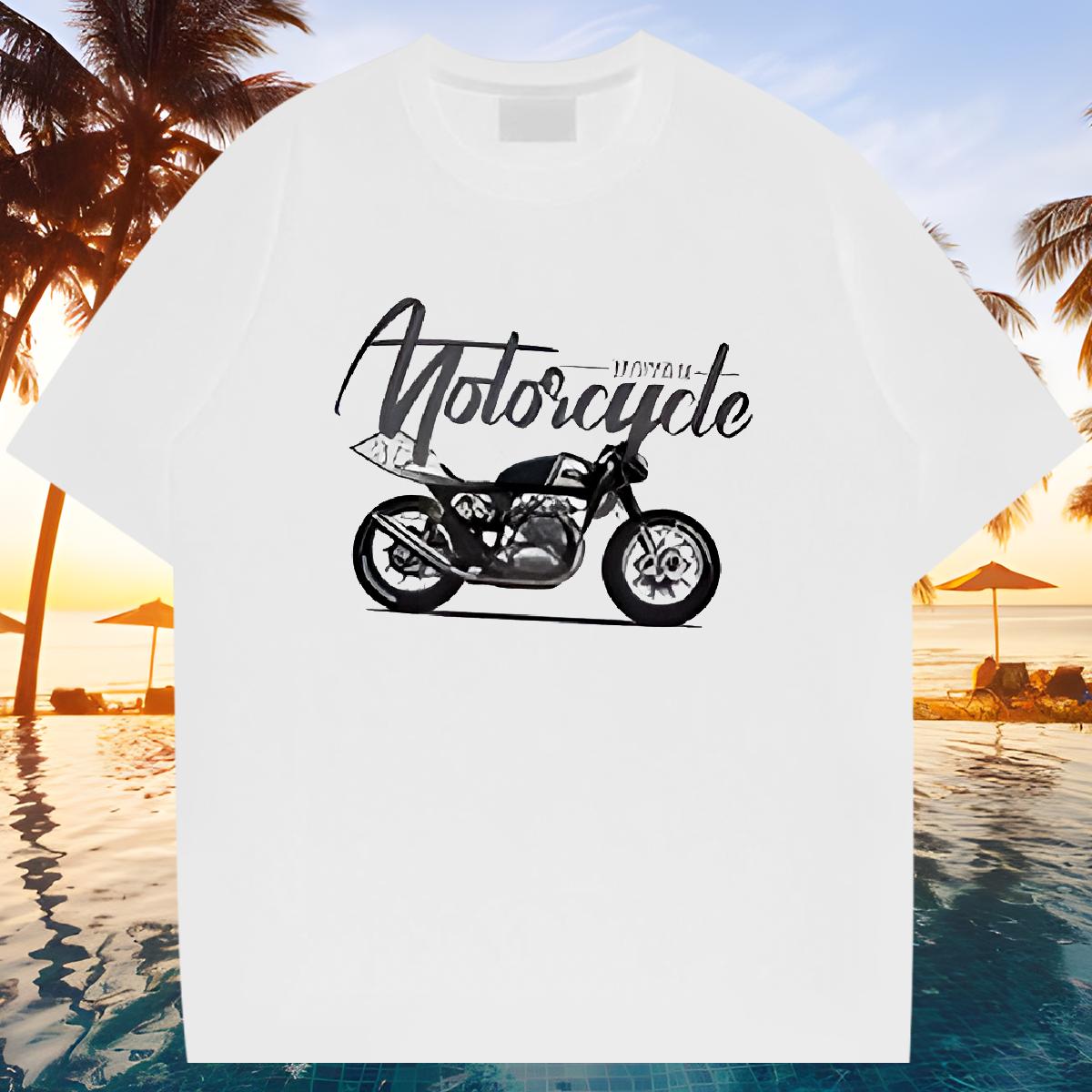 Classic Casual T-Shirts DIY Printed Outdoor Men Tops Tees Cotton O Neck Short Sleeves Unisex Tees