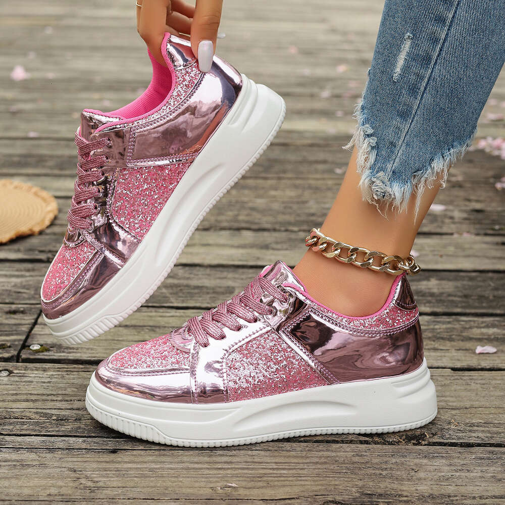 Casual Wedges Sneakers Comfortable Sequins Badminton Fashion Women S Vulcanize Shoes Running Fiess Walking Ddmysheep Ddmysheep ddmythur