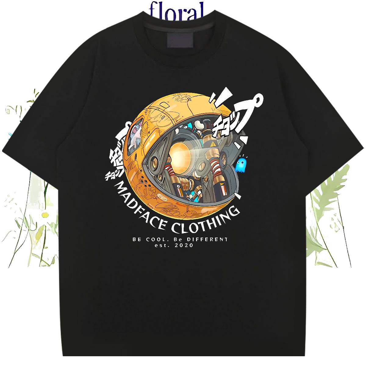 Wholesale T-Shirts for Men Anime Print Mens Tshirts Home Outdoor Breathable Crew Neck Brand Clothes