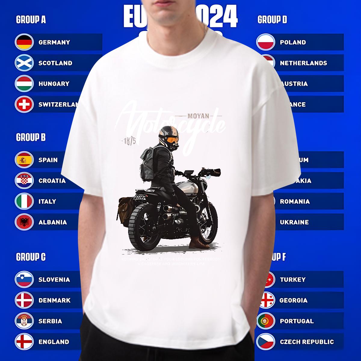 Fashion Casual Man T Shirts 180g Cotton Casual Beach Men Tshirts Custom Printing Wholesale Wear