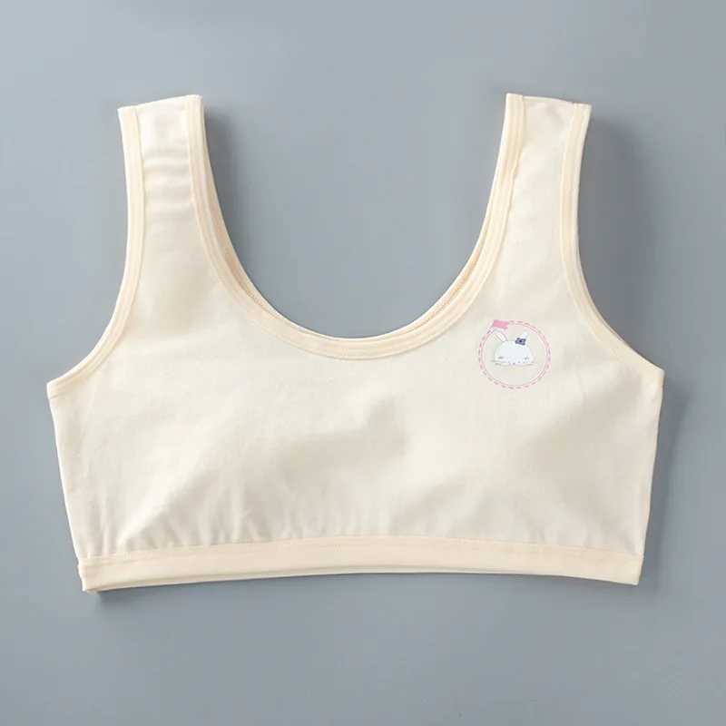 Camisole Camisole Girls bra cotton vest underwear vest summer no chest pad comfortable breathable bra training bra teens clothing WX5.31