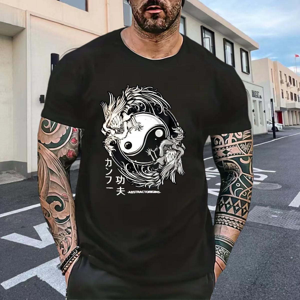 Designer T-Shirts Cotton Breathable Casual Daily Wear Mens Tshirts Anime Print Casual New Tshirts