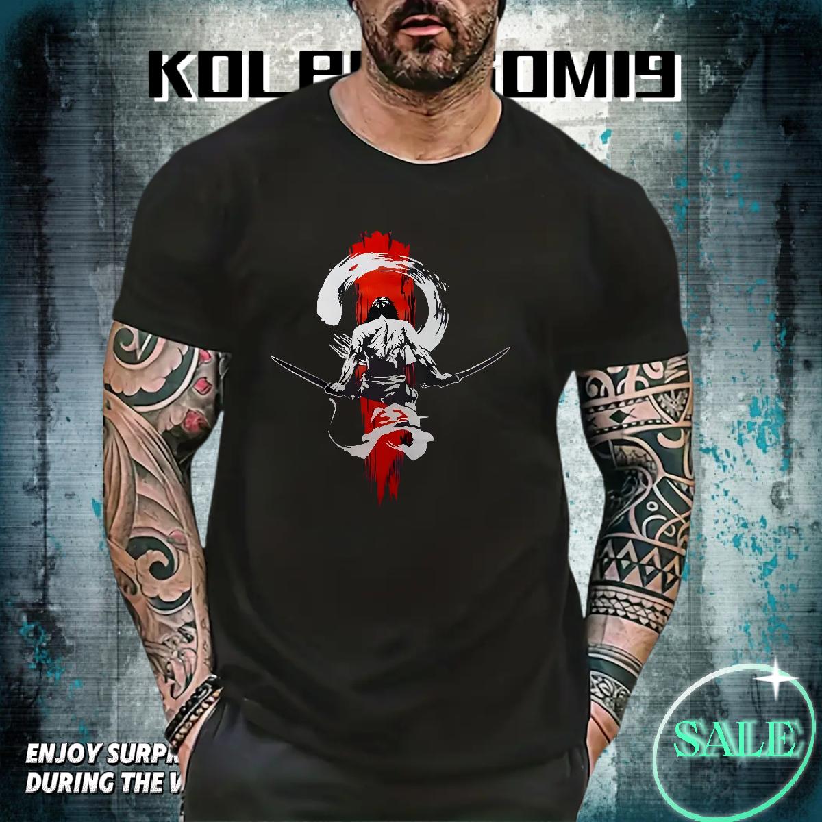 Loose T shirt Sports Casual Crew Neck Cotton Men Tshirts Wholesale Custom Tees