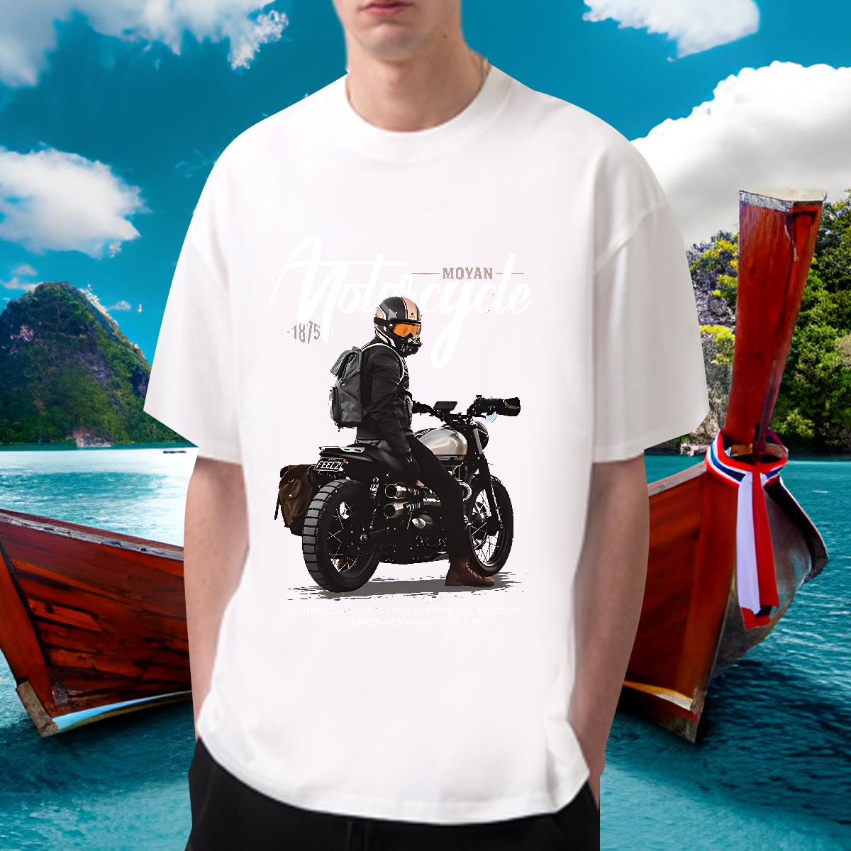 Custom T shirt DIY Anime Hip Hop Street Men Tshirts Short Sleeve Cotton O-Neck Designer Tee Shirt