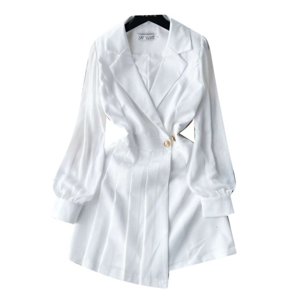 Light mature style waistband suit dress for womens spring and autumn wear new light luxury temperament design slim and high-end elegant short skirt