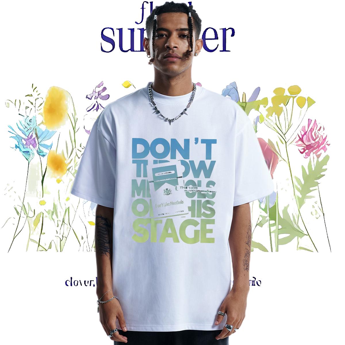 DIY Customized Men T Shirts Oversized Mens Tshirts Sports Casual 180g Cotton High Quality Tees