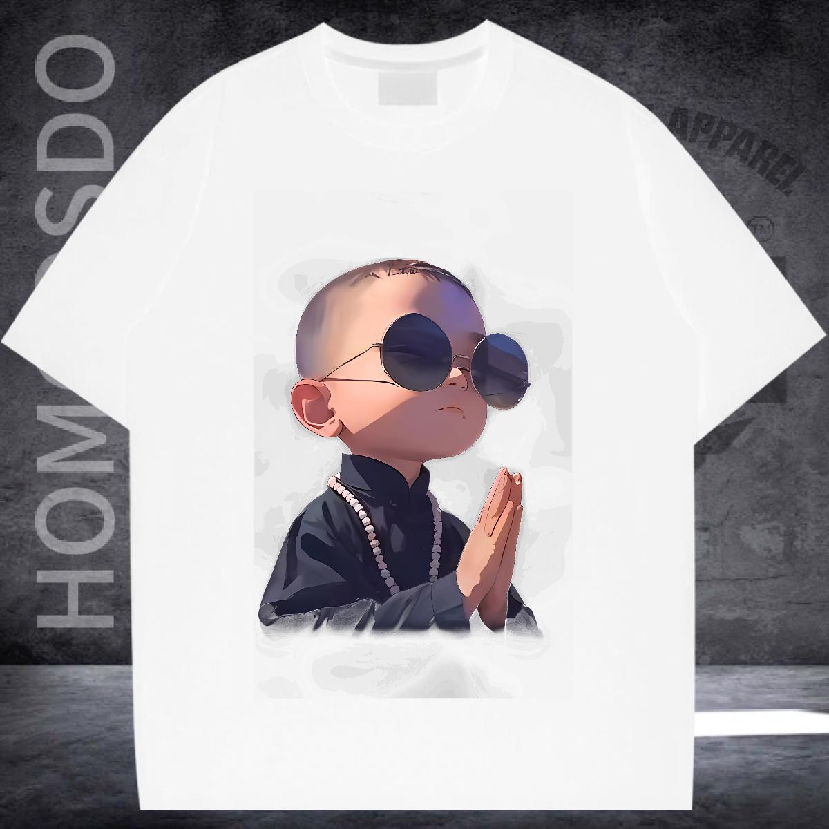 DIY Men T Shirts DIY Printed Men Clothes T-Shirt Street Cotton Breathable Cool Tops Tees