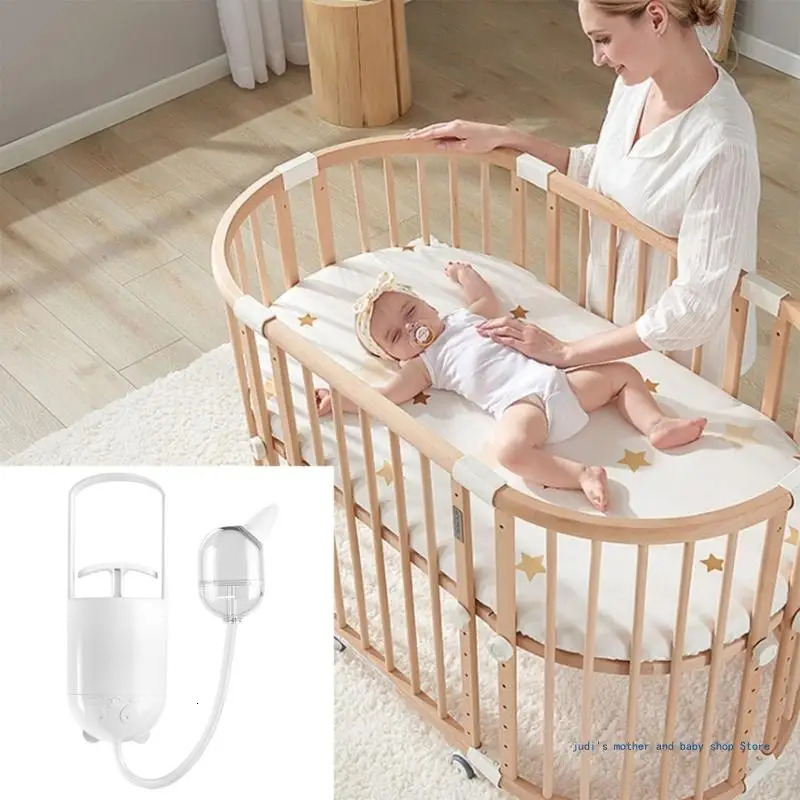 67JC Portable Handheld Baby Nose Cleaner Powerful and Easy to Use Mouth Suction Nasal Aspirator with Filters Cotton Set 240603