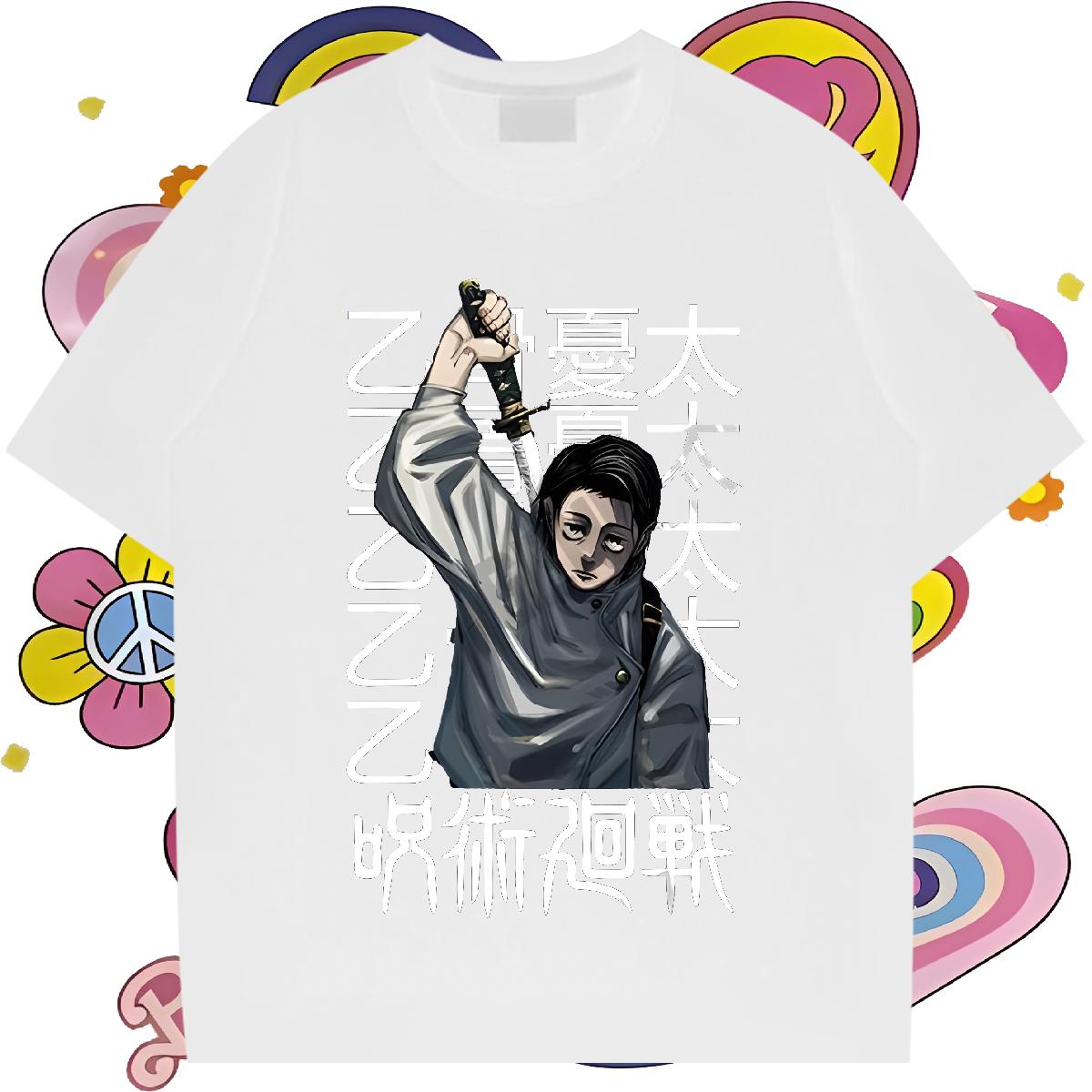 Loose T shirt Breathable Short Sleeve Daily Outfit Men Tshirts Custom Anime New Tshirts