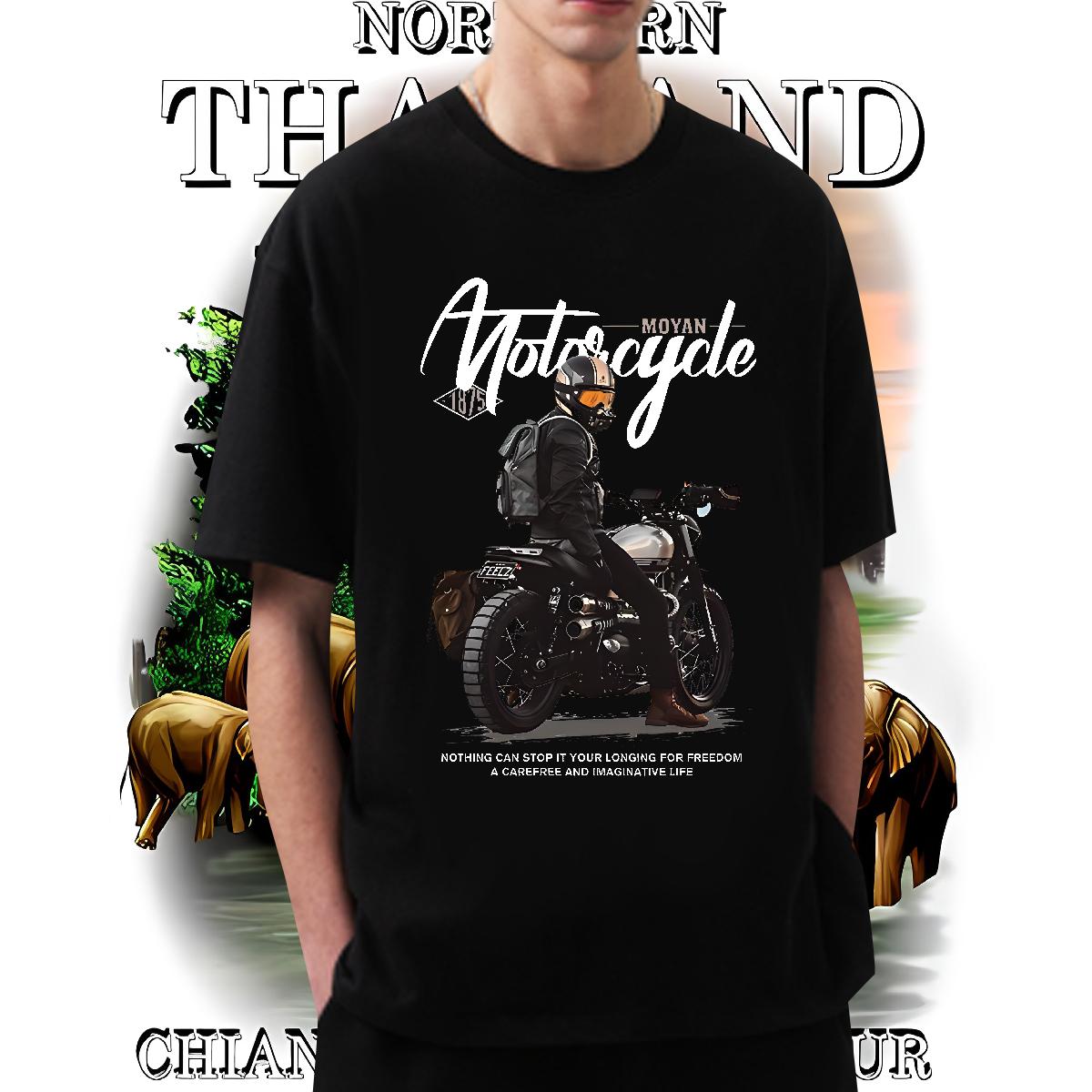 Classic T-Shirts Anime Street Wear Men Tees O-Neck Short Sleeve Cotton Cool Design Tops Shirt