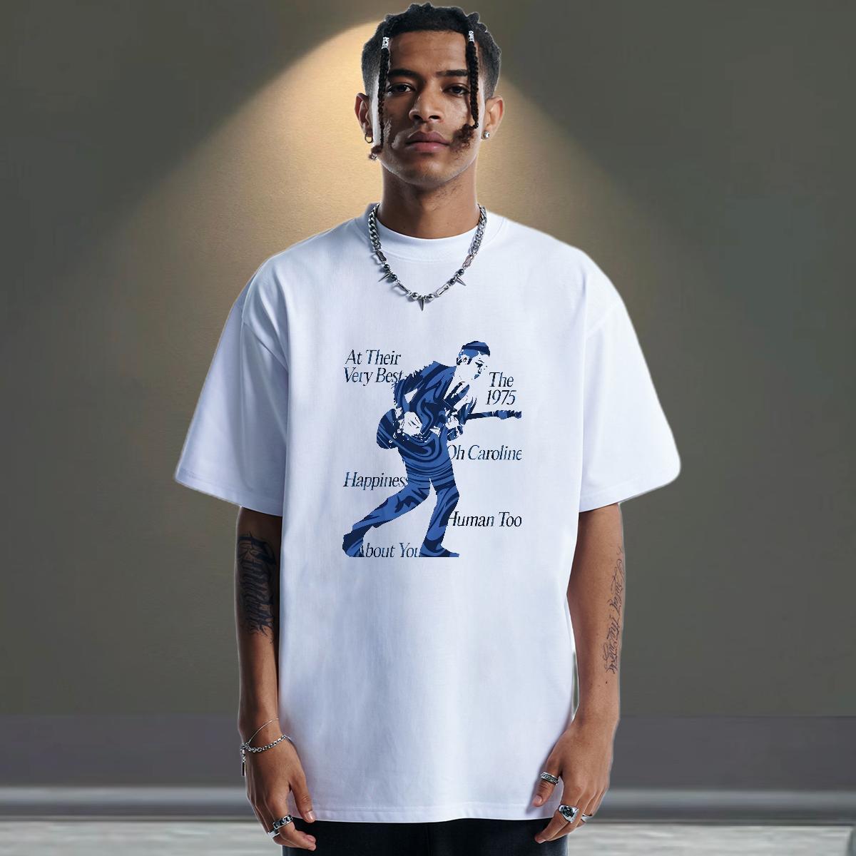 Unisex T Shirt For Man Cotton Breathable Soft Sport Couples T Shirts Custom Anime New Polos