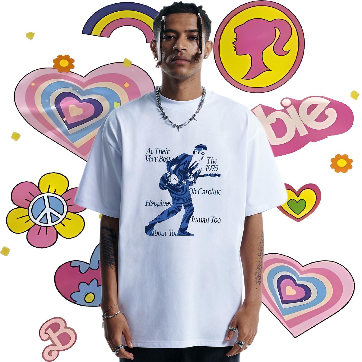 Brand T Shirts Men Custom Cartoon Men Clothes T-Shirt Anime Printing Street Cotton O Neck Short Sleeves Cool Tee Shirt