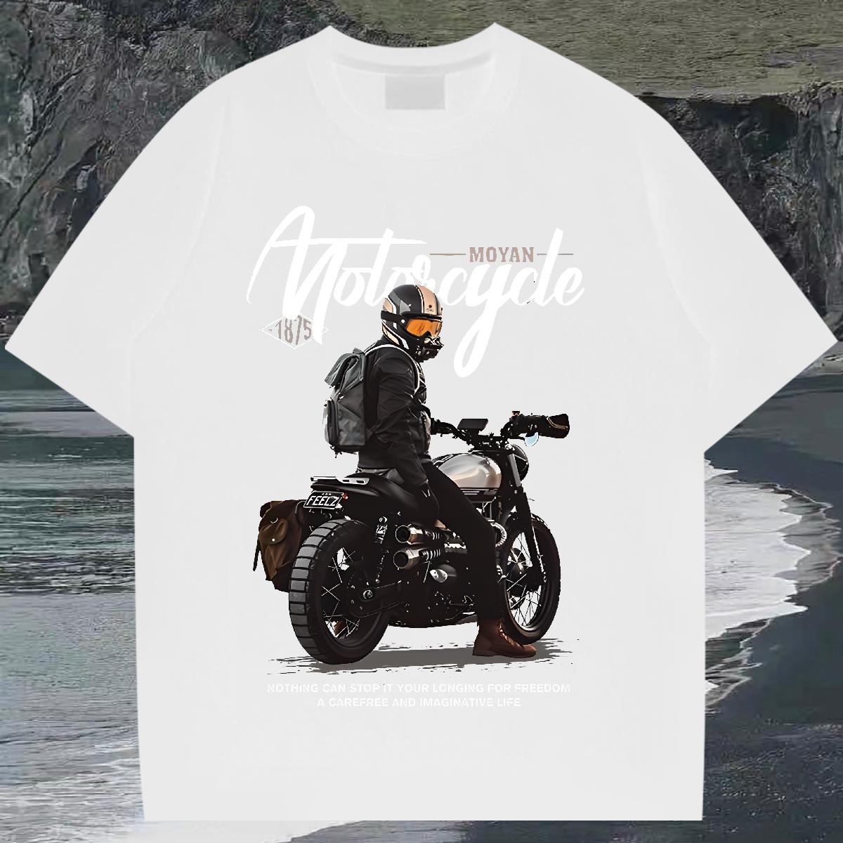 Designer Fashion Mens T Shirts Oversized Daily Outfit Men Clothes T-Shirt 180g Cotton Cool Clothings