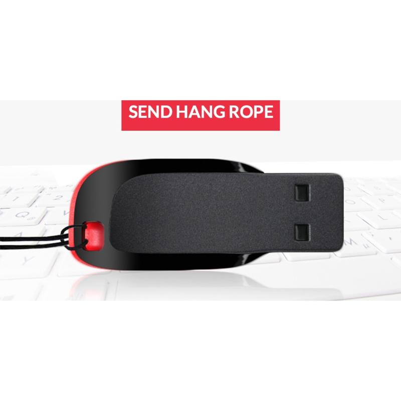 USB Flash Drive USB 2.0 4GB 8GB 16GB 32GB 64GB 128GB U Disk Shape Memory Stick Plastic Pendrives Date Storage Gift