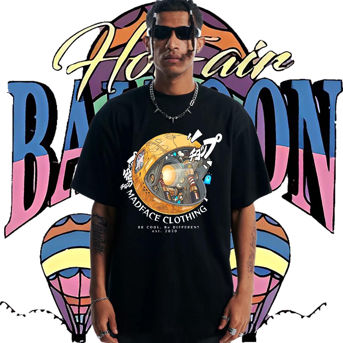 Wholesale Men T Shirts DIY Printed Men Tops Tees Outdoor Breathable Short Sleeve Loose Top Tees