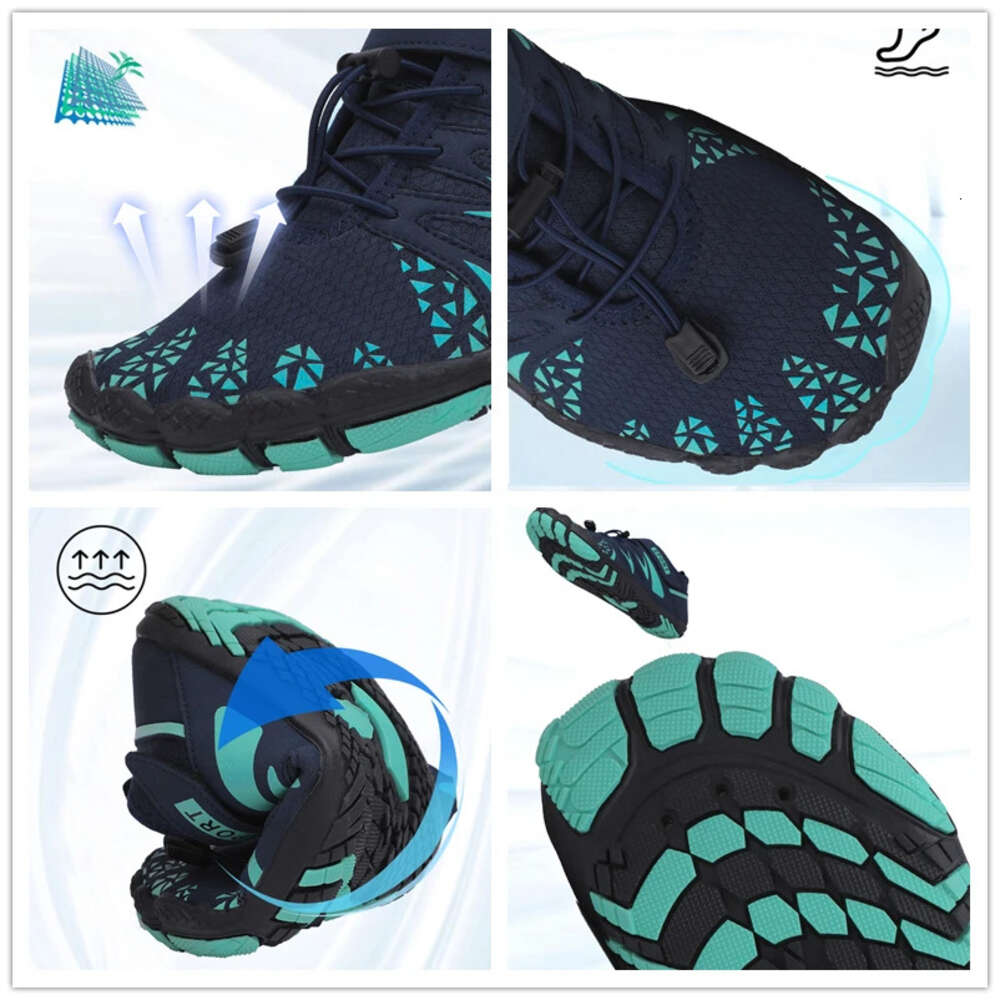 Water Swimming Shoe Men Aqua Barefoot Five Fingers Woman Breathable Hiking Wading Shoes Beach Outdoor Upstream Sneakers 3fc3a