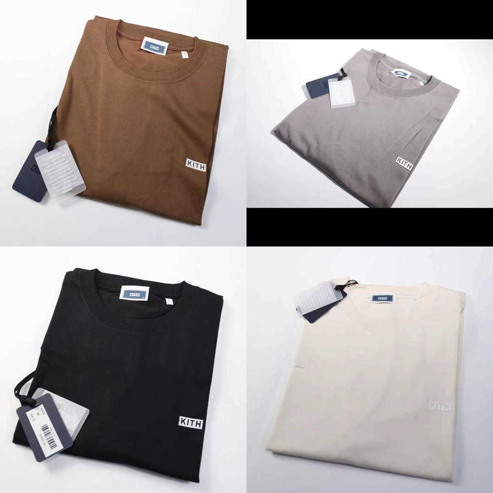 Five Colors Small KITH Tee 2022ss Men Women Summer Dye KITH T Shirt High Quality Tops Box Fit Short Sleeve t2