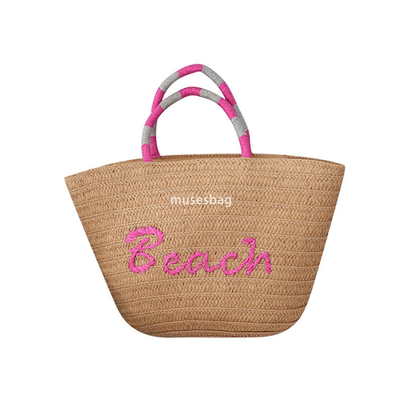 Designer Beach bag Women's High Quality Retro Large Capacity Handbag Weaving Multi functional Diagonal package Fashionable Simple Sweet Vacation 