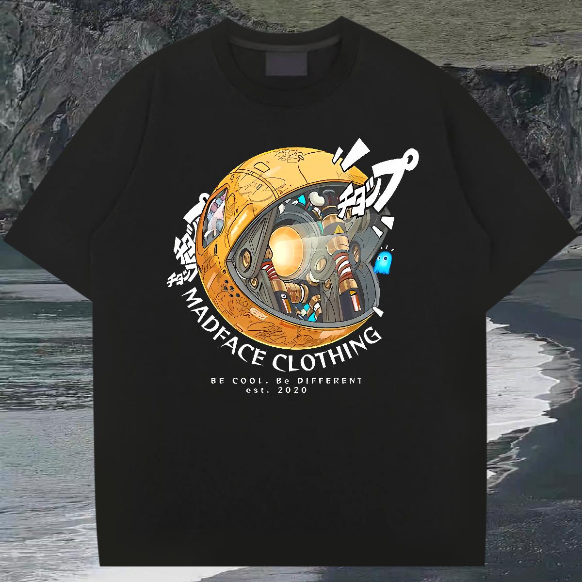 Designer Man T Shirts Round Neck Short Sleeve Street Wear Mens Tshirts DIY Anime New Designer Clothes