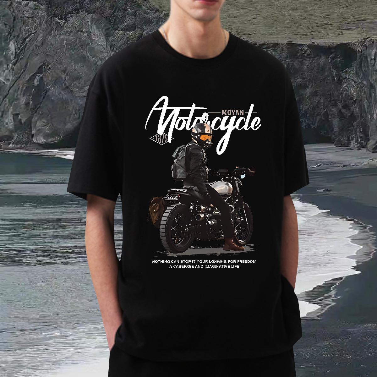 Designer Fashion Mens T Shirts Oversized Daily Outfit Men Clothes T-Shirt 180g Cotton Cool Clothings