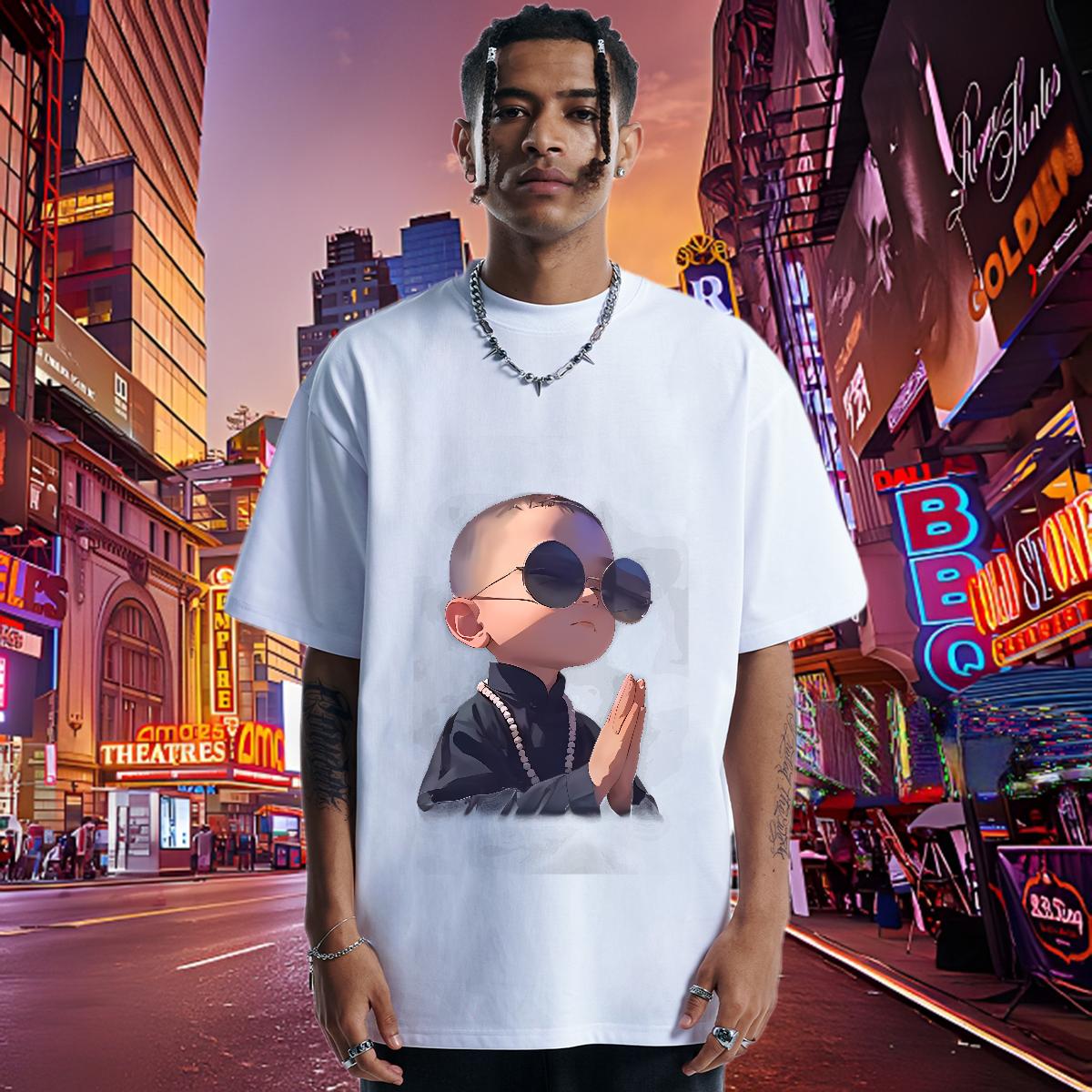 Brand T-Shirts Casual Daily Wear 180g Cotton Men Tops Tees 2024 Designer Custom Anime Tops