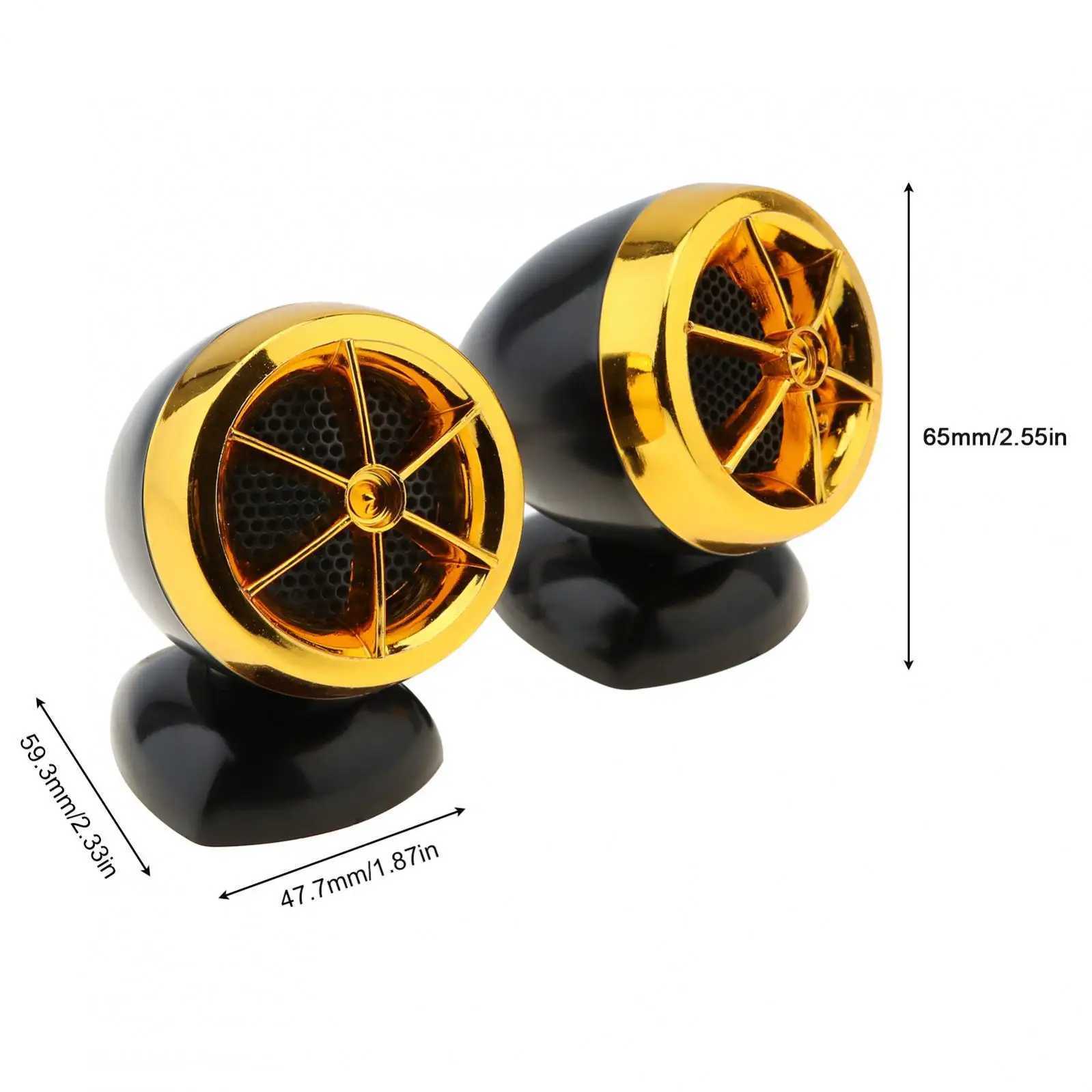 Car Audio 2pcs Universal 1200W 98dB Car Speaker Dome Tweeter Sound Vehicle Auto Music Stereo Modified Loud Speakers - 3 Color H250118