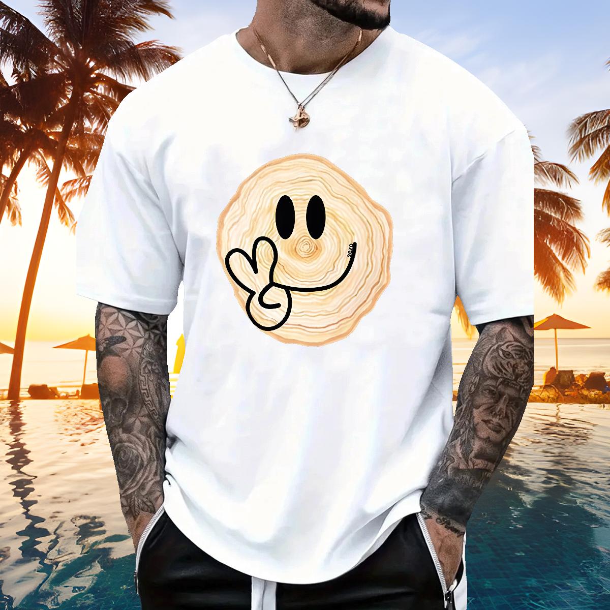 Loose Mens T Shirts Outdoor Round Neck Short Sleeve Men Tees Designer Custom Cartoon Tops Shirt