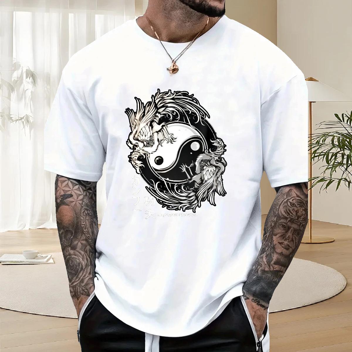 Soft T shirt Crew Neck Cotton Breathable Home Outdoor Men Tshirts Custom Printing DIY Customized Tees