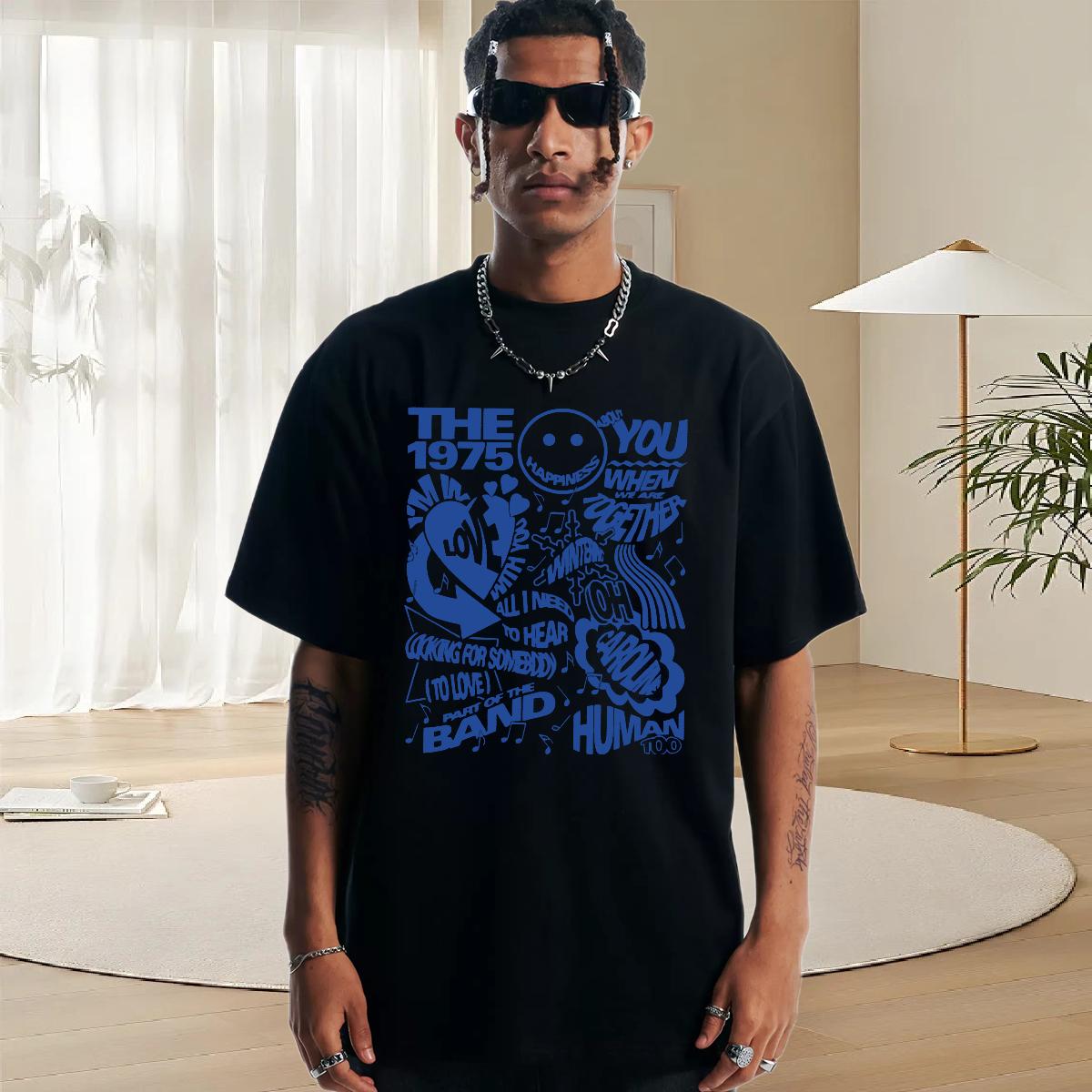 Loose T-Shirts Daily Wear Short Sleeve Cotton O-Neck Men Tops Tees Designer Oversized S-3XL Tees Shirts