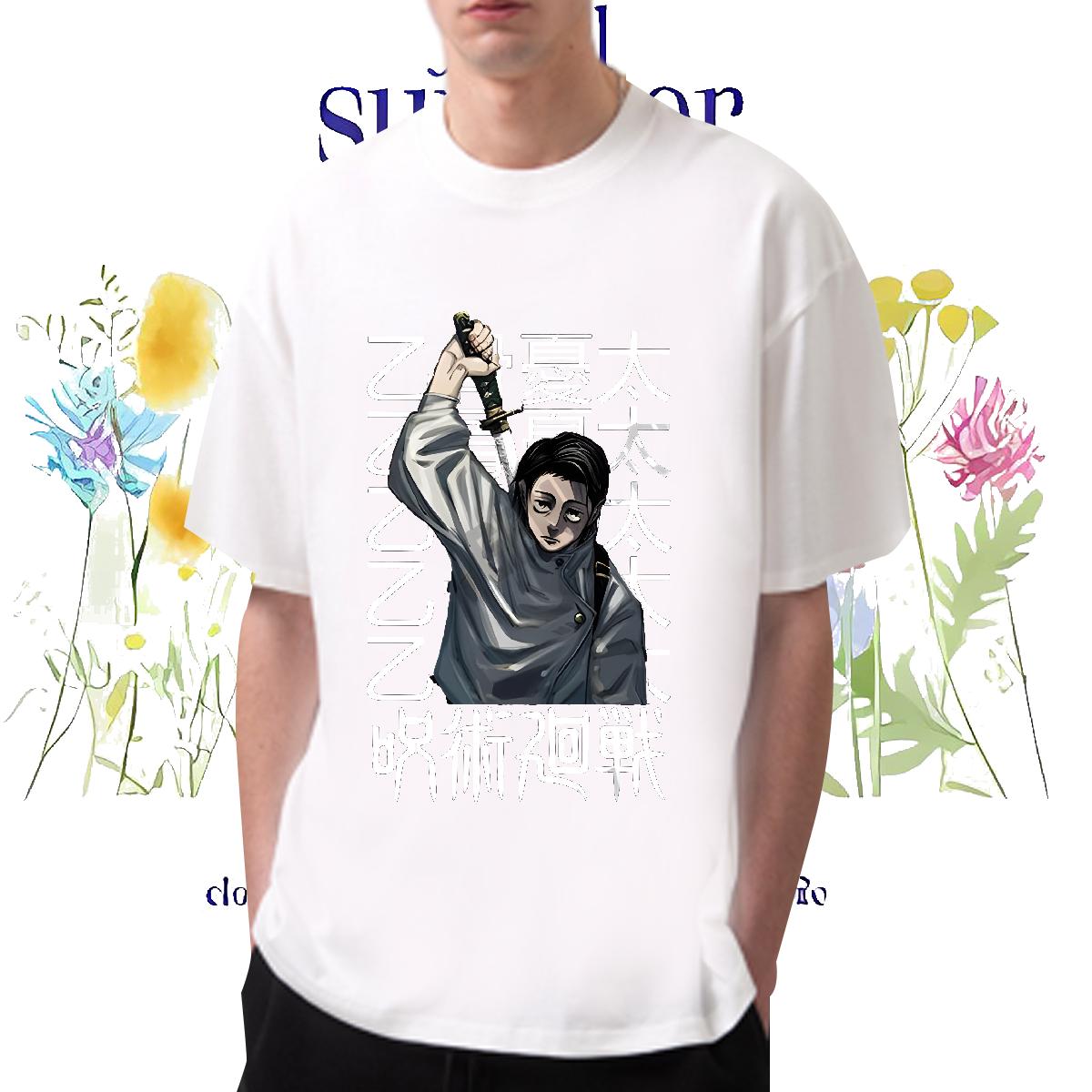 Classic T shirt Custom Cartoon Home Outdoor Couples T Shirts 180g Cotton Popular Clothes