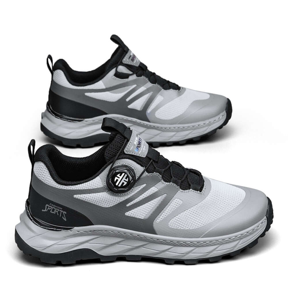 Ddmysports Casual Sport Men Spin Buckle Outdoor Running Mesh Breathable Training For GYM Work Out Shoes OUTDOOR