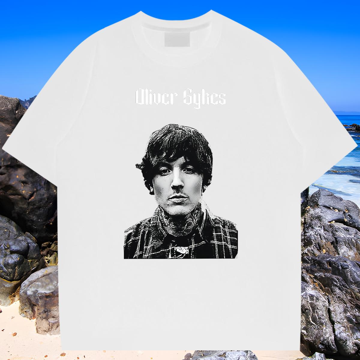 Stylist Mens T Shirts DIY Anime Street Men Tees Breathable Crew Neck Cotton Loose Fit Tee Shirt