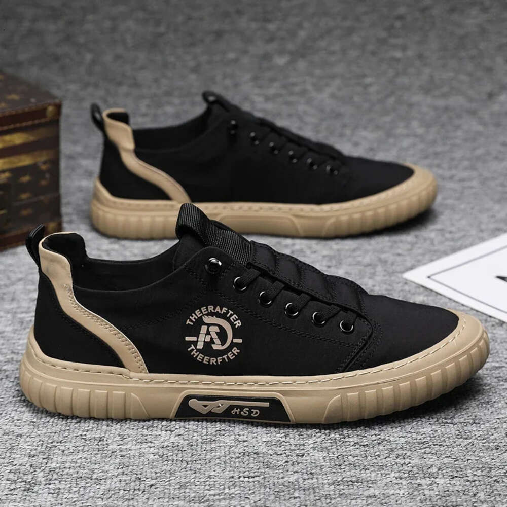 Ddmysports Men S Sneakers Quality Elastic Band Cloth Ice Silk Breathable Vulcanzed For Comfortable Flats Walking Shoes OUTDOOR