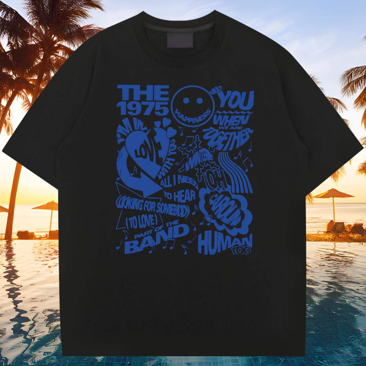 Loose T Shirt For Man Beach 180g Cotton Tshirts 2024 Designer Plus Size Custom Top Tees
