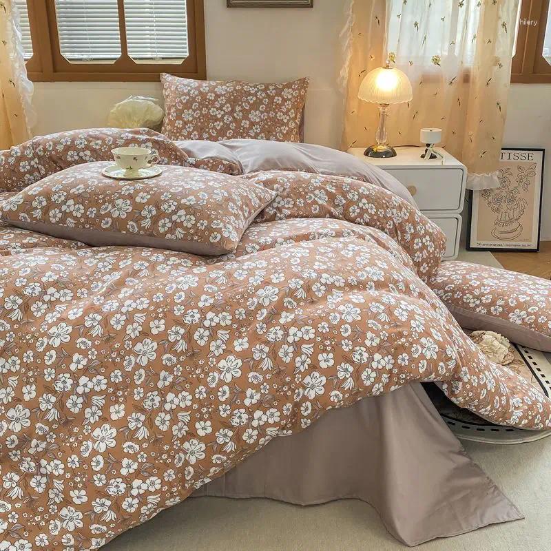 Bedding Sets 2024 Set Of Four Machine Washable Duvet Cover A Printed Available In All Seasons Home Textile Products