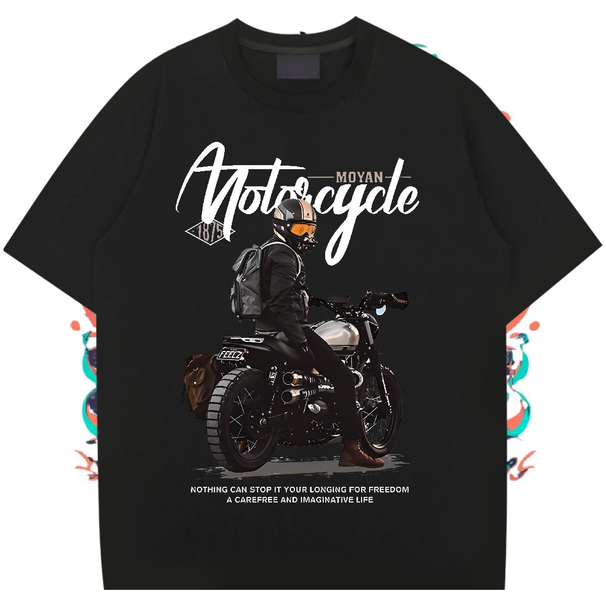 Custom Man T Shirts Anime Print Beach Men Tshirts 180g Cotton High Quality Top Tees