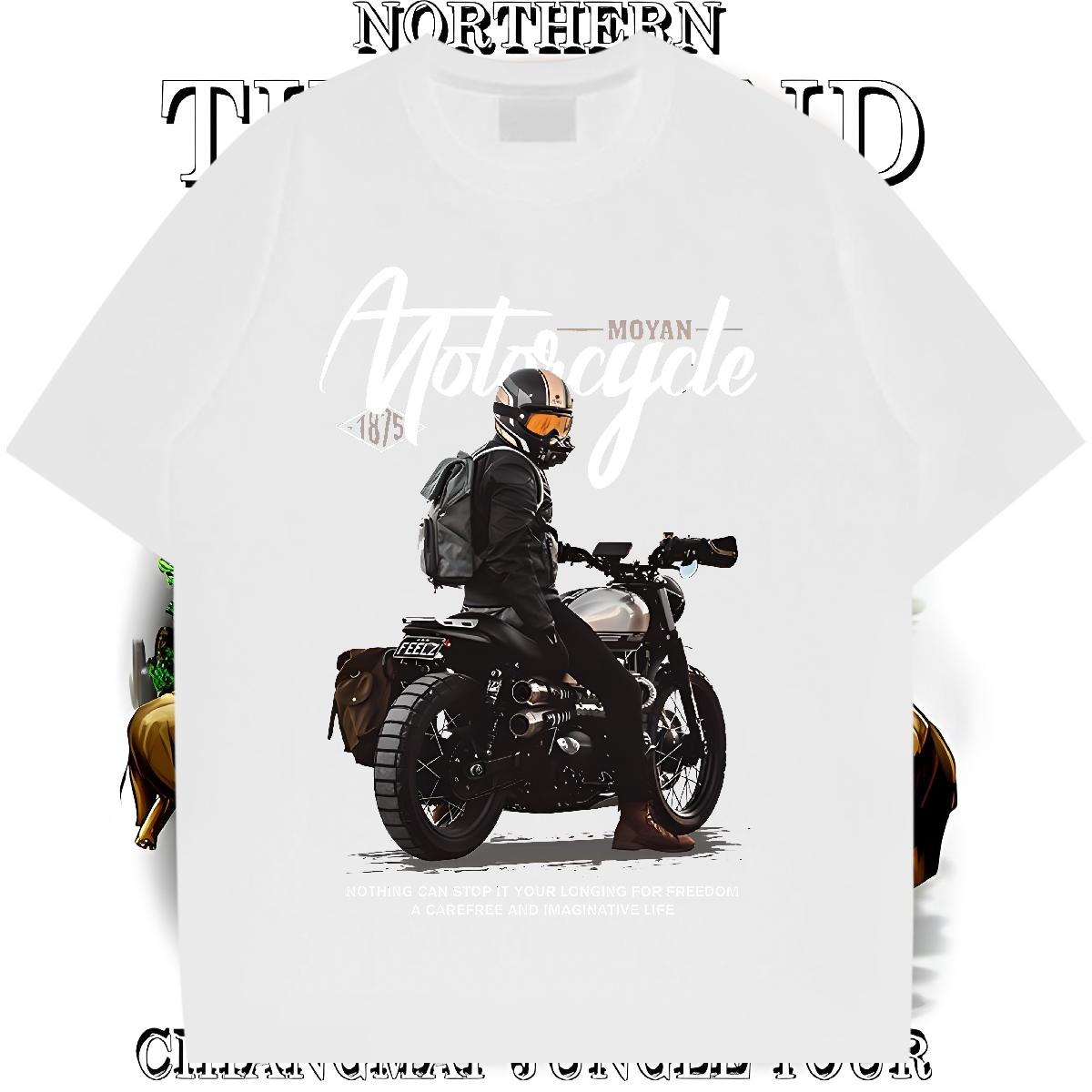 Classic T-Shirts Anime Street Wear Men Tees O-Neck Short Sleeve Cotton Cool Design Tops Shirt