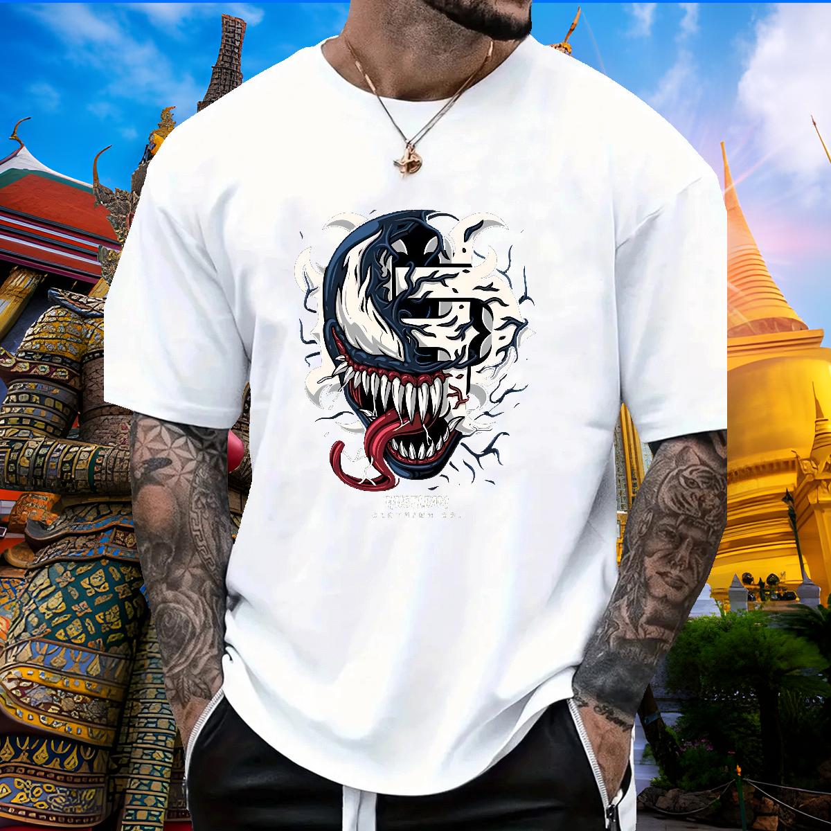 Popular Man T Shirts Beach Short Sleeve Cotton O-Neck Men Tops Tees Fashion Casual Customized Wear