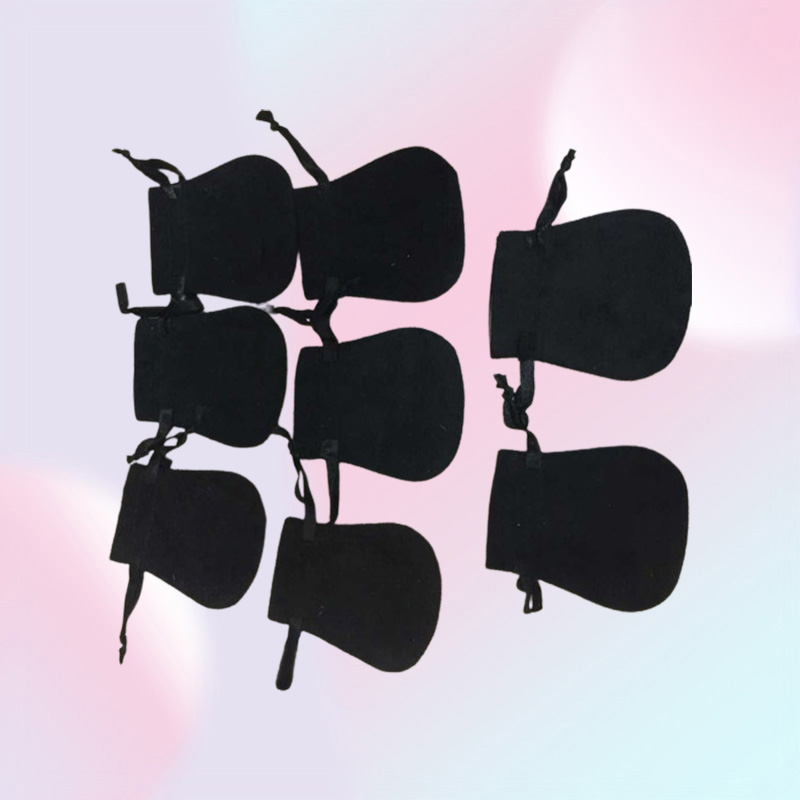 White Jewelry Velvet Pouches Bag For P Charms Beads Sterling Silver Bracelet Womens Pendant Necklace Packaging Gift bags