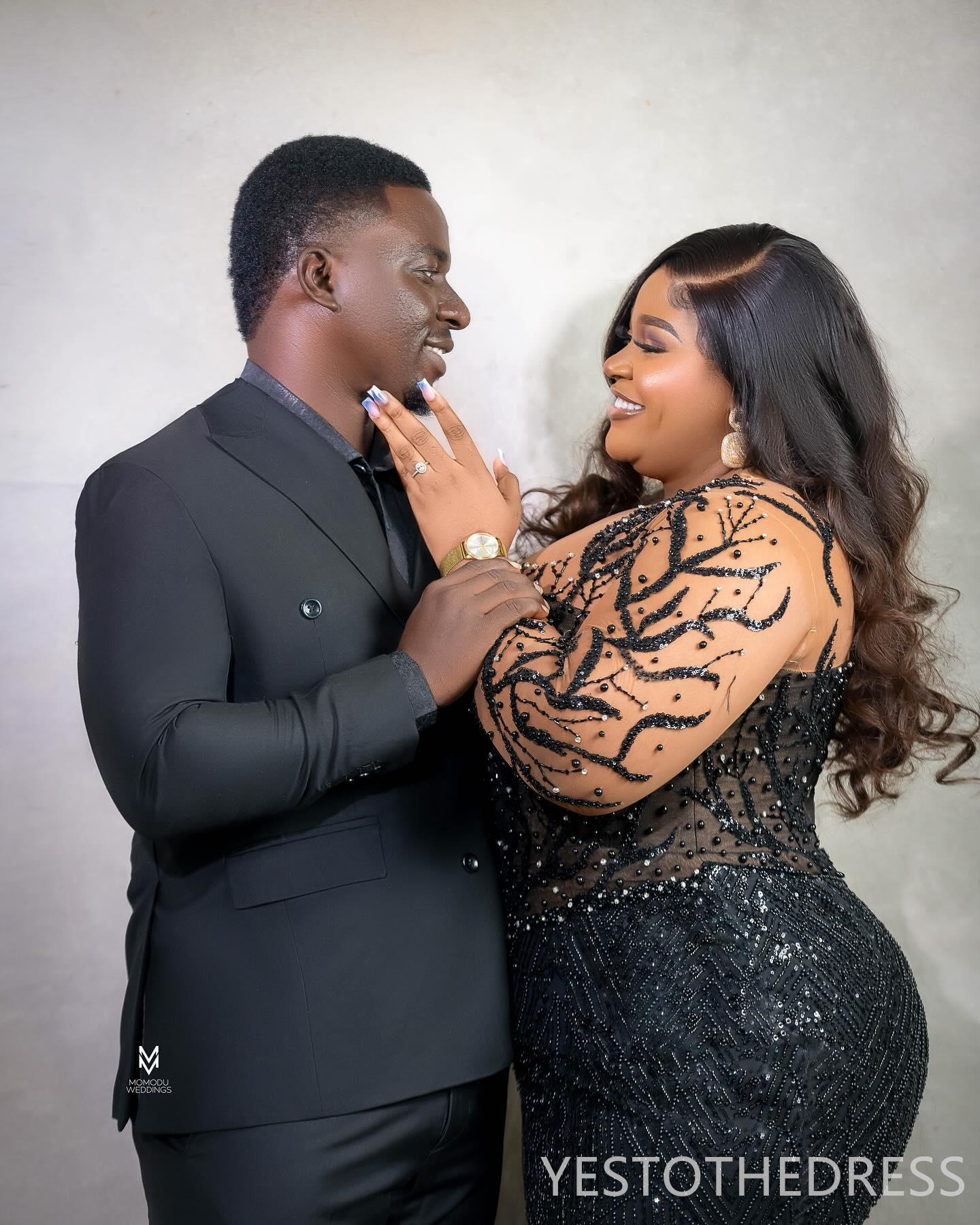 2024 Aso Ebi Prom Dresses Black Mermaid Promdress Illusion Evening Formal Gowns Long Sleeves Appliqued Beaded Lace Vestido De Reception Engagement Gow