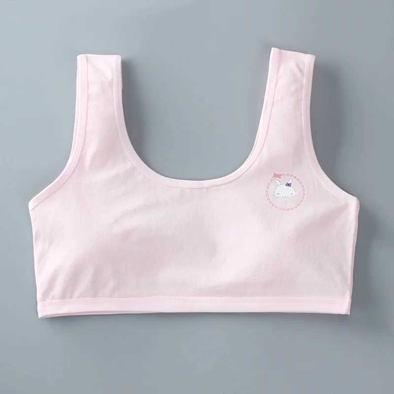 Camisole Camisole Girls bra cotton vest underwear vest summer no chest pad comfortable breathable bra training bra teens clothing WX5.31