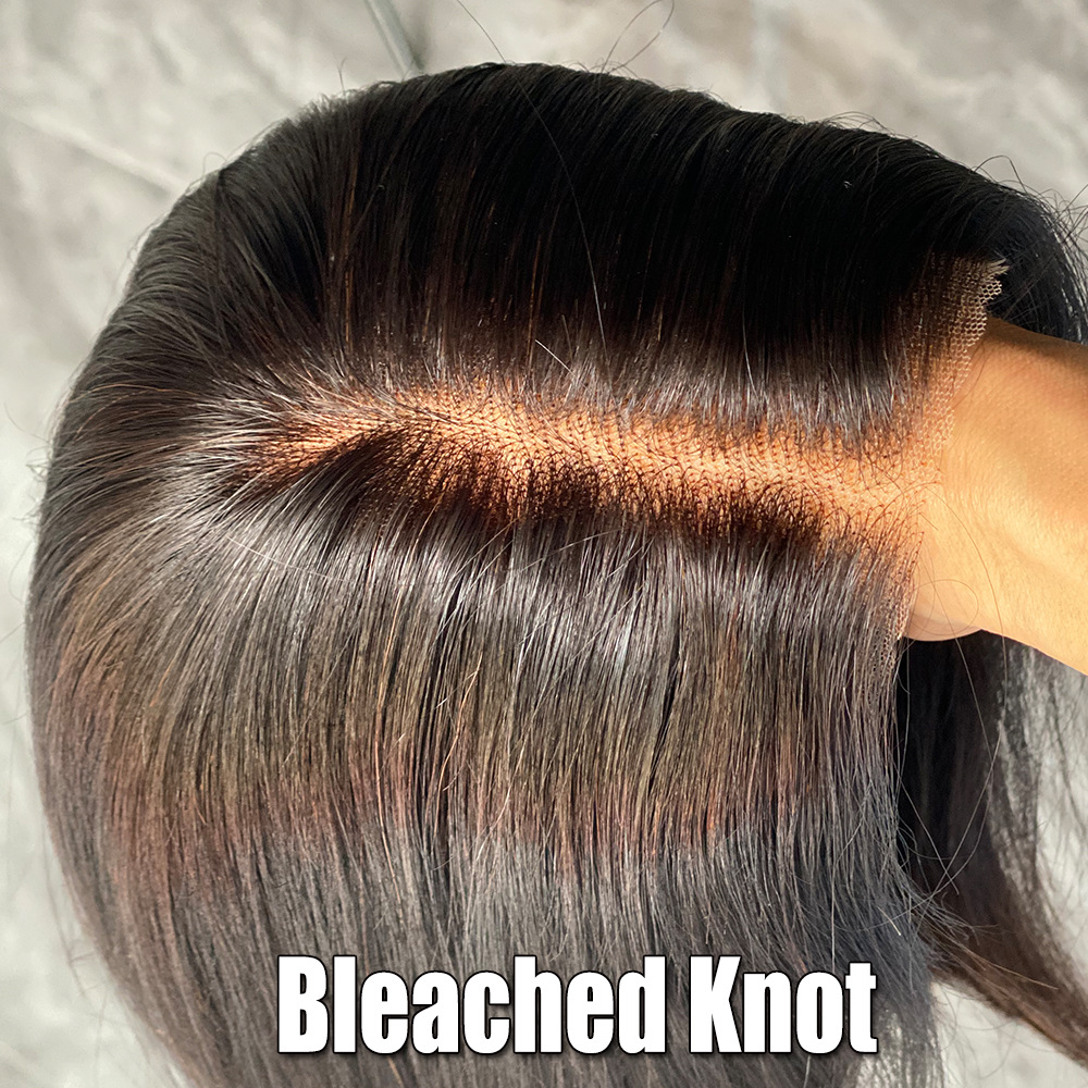 150% Density Real Human Hair Lace Headband Glueless Wig Bone Straight Vietnam Hair 5X5 Natural Black Smooth Straight Wig