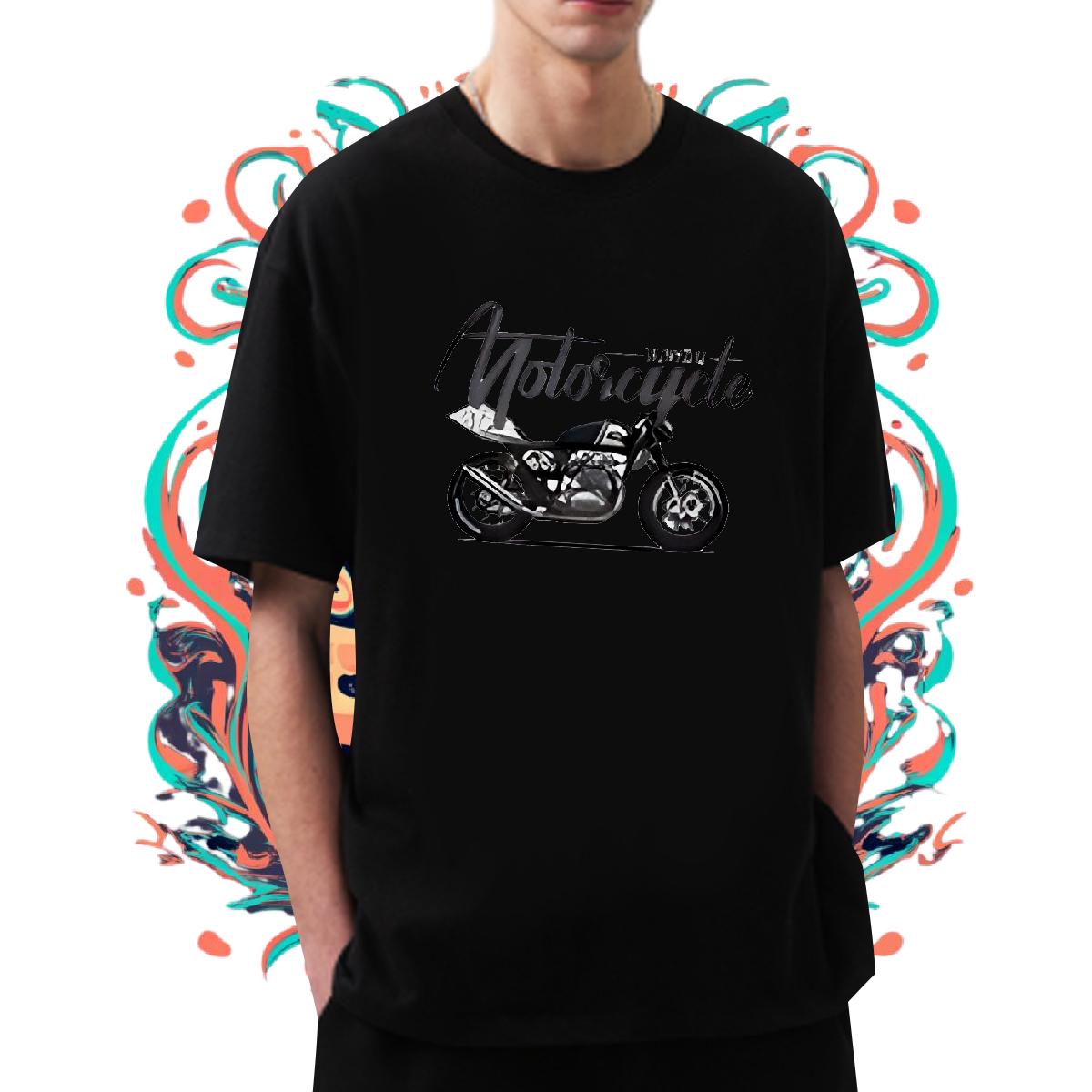 Fashion T shirt Custom Printing Street wear Hip Hop Tshirts Breathable Crew Neck Cotton Popular Tops Shirt