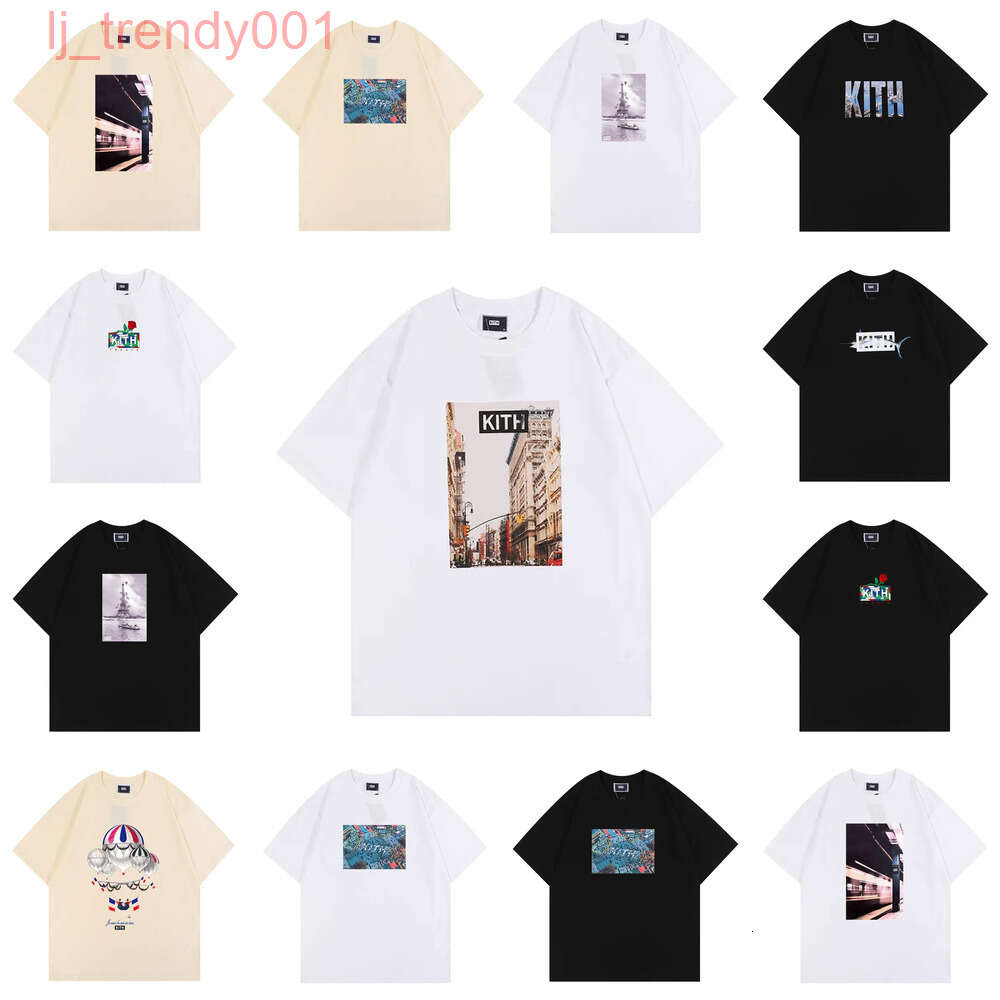 New Women tshirts Kith Tokyo Shibuya Box T shirt Men High Quality Street View Printing Shirts Tee Tops Oversized t-Shirt Athleisure vintage fashion top clothes dc