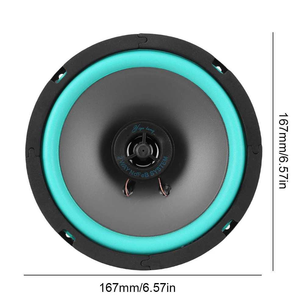 Car Audio 2Pcs 4/5/6 Inch HiFi Coaxial Subwoofer 100W/160W Car Automotive Audio Music Stereo 12V Full Range Frequency Car Speaker H250118