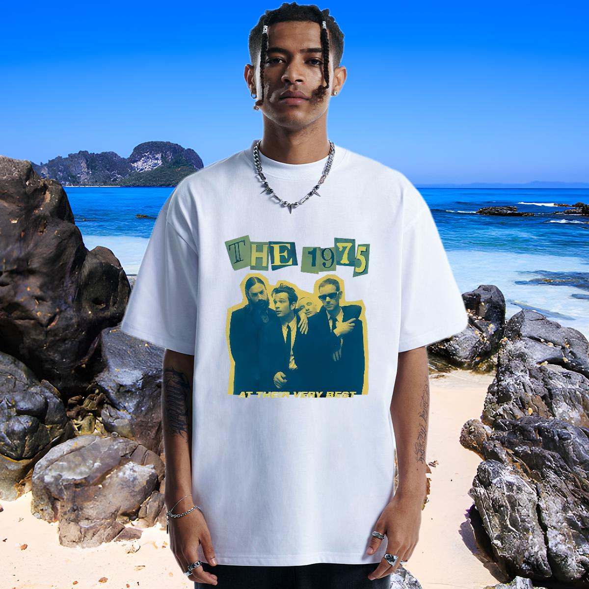 Brand Man T Shirts Hip Hop Cotton Breathable Tshirt for Man Woman Stylist Custom Printed Tshirts
