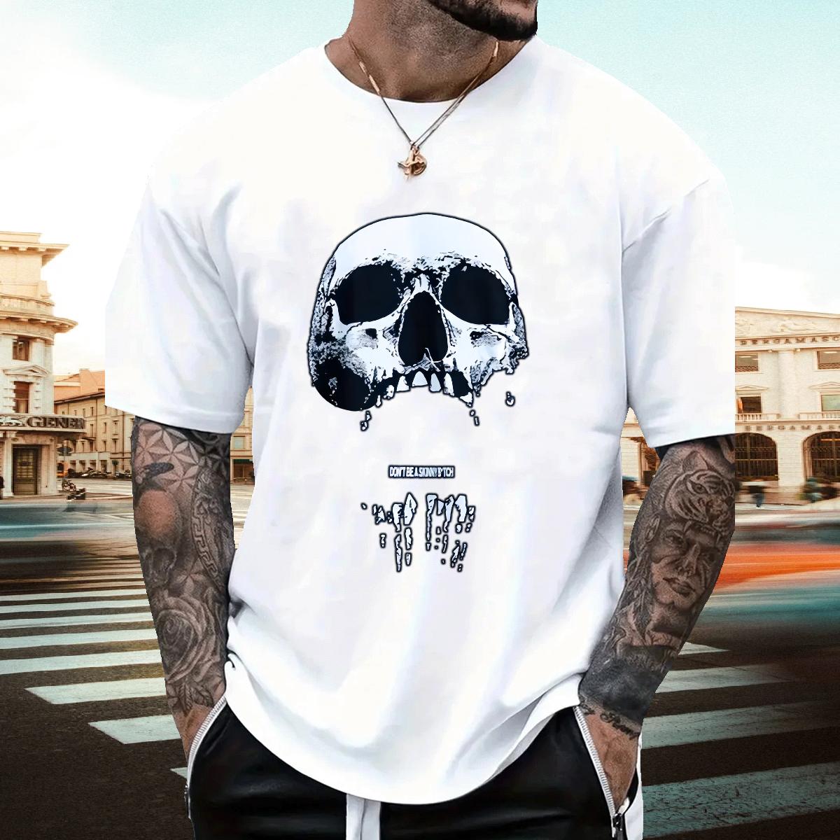 Customized T Shirt For Man Plus Size Cartoon Men Clothes T-Shirt Sport Crew Neck Cotton Classic Tees Shirts