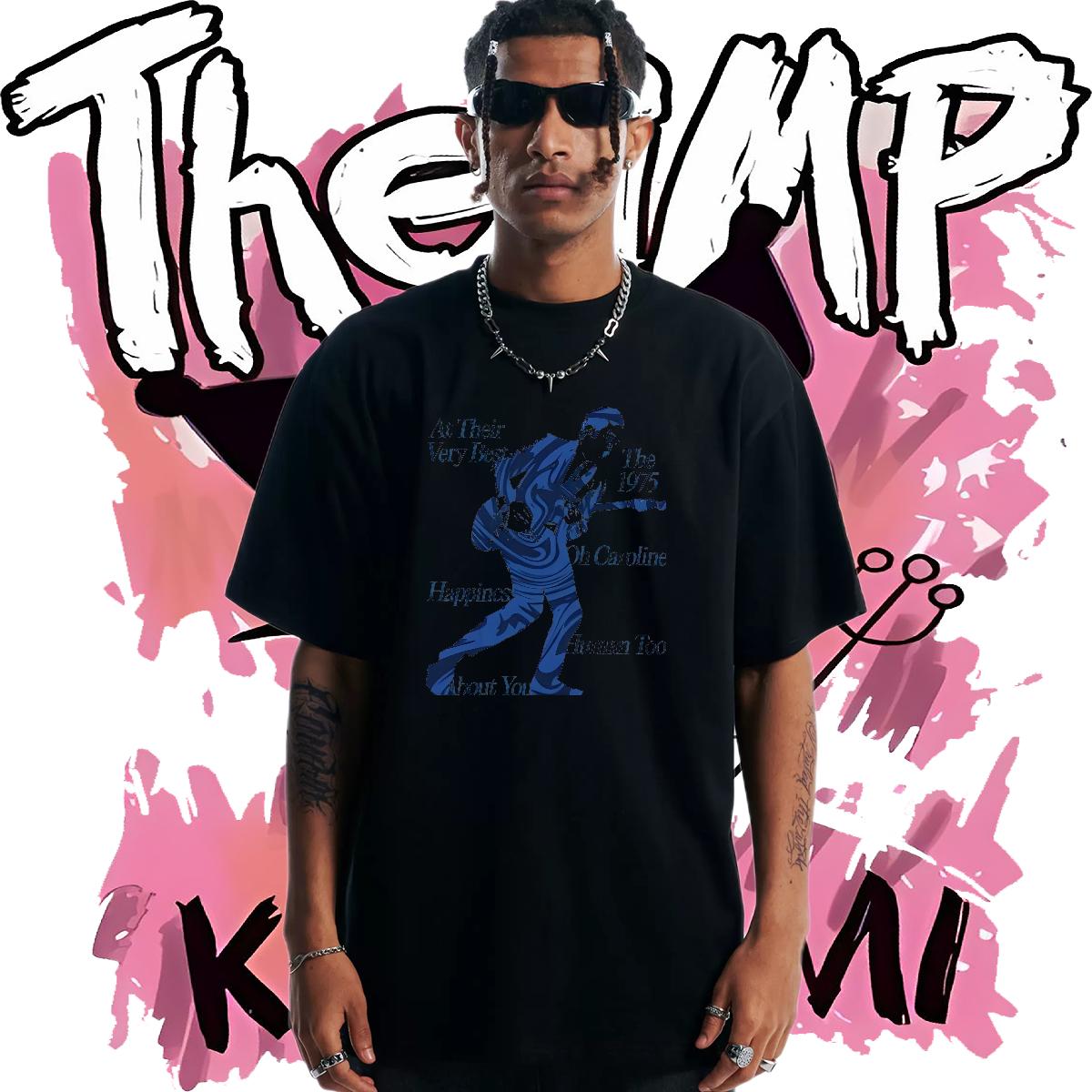 Wholesale T-Shirts for Men Cartoon Printing S-3XL Men Tops Tees Street Wear O-Neck Short Sleeve Cotton High Quality Wear