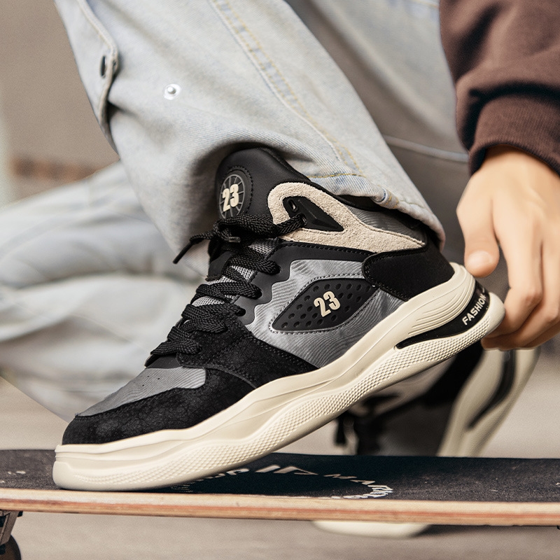 Sports Summer Leisure Breathable New Basketball Trendy and Versatile Free Shipping Unique Design Lace up Men Running Shoes Lhshoe