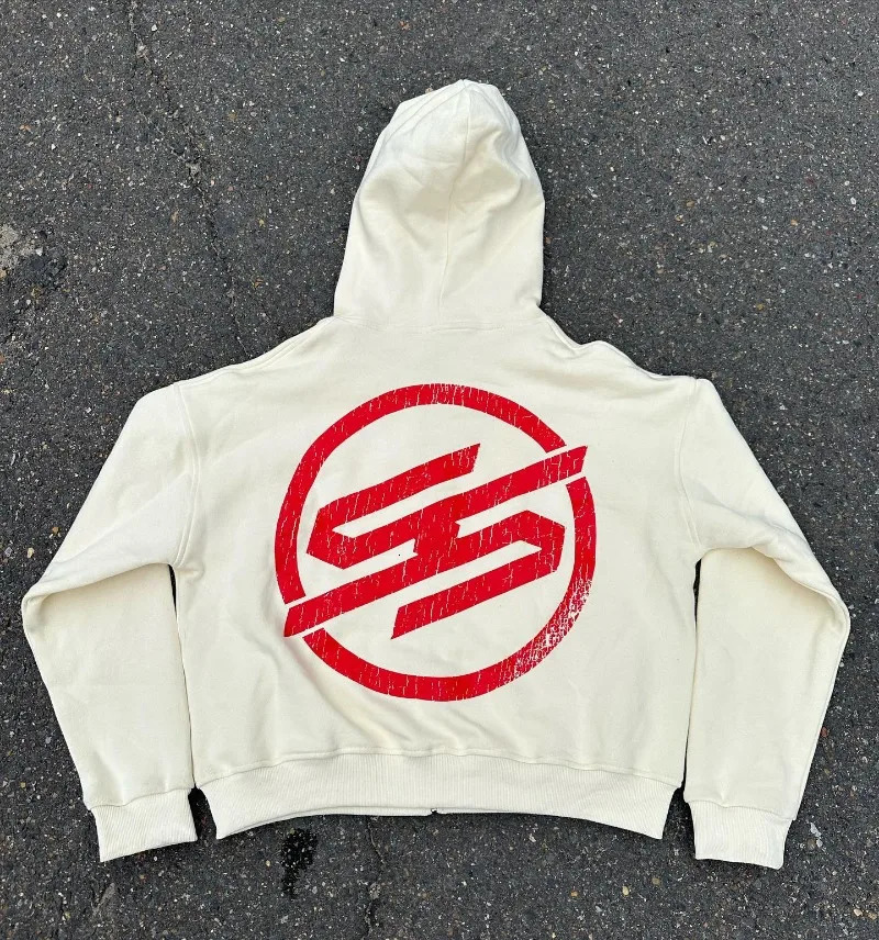 y2k Streetwear Goth Letter Print Oversized Hoodie Women Fashion Casual Loose Harajuku Versatile Zipper Sweatshirt Top 240521